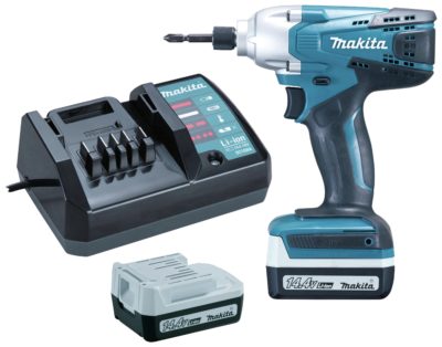 Makita - 144v Li-on Impact Driver with 2 Batteries